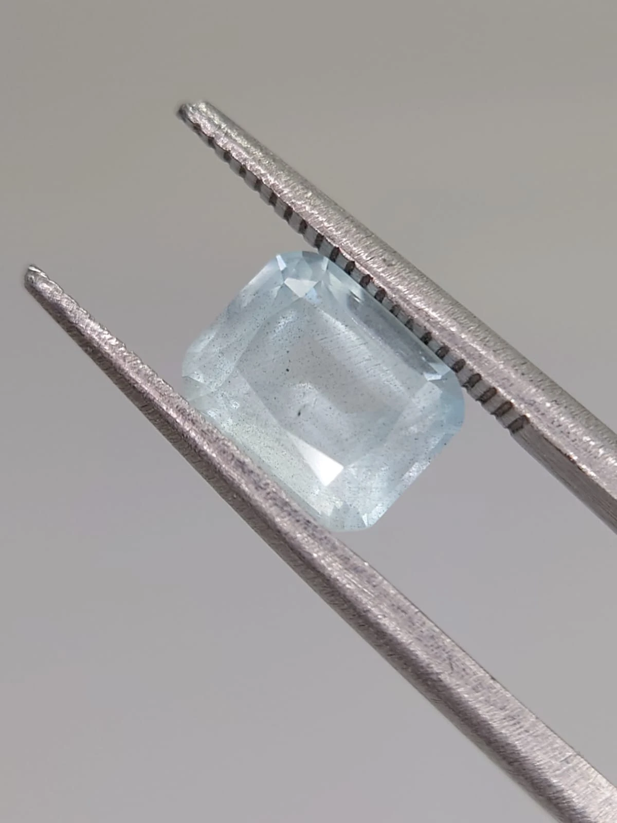 1.4ct Natural Cushion Faceted Aquamarine from Nigeria — view 2